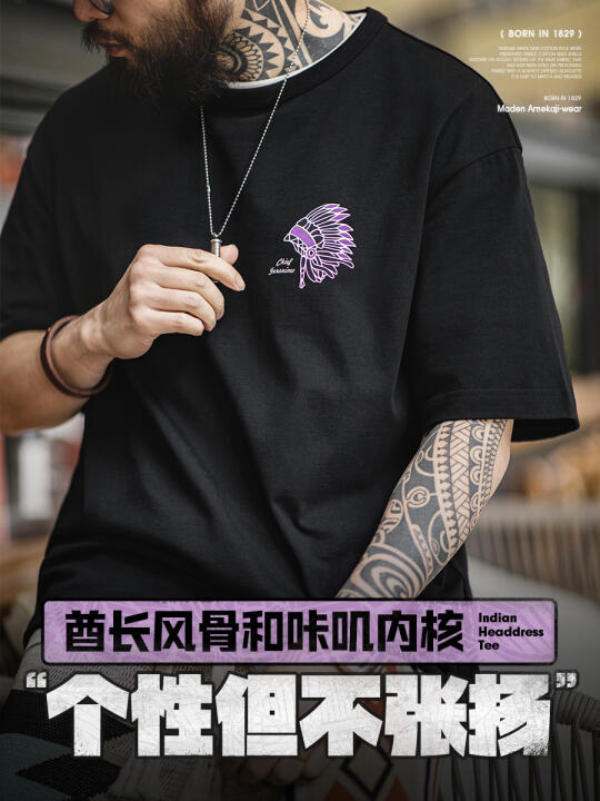 印第安图腾印花,让穿搭多一度神秘和力量