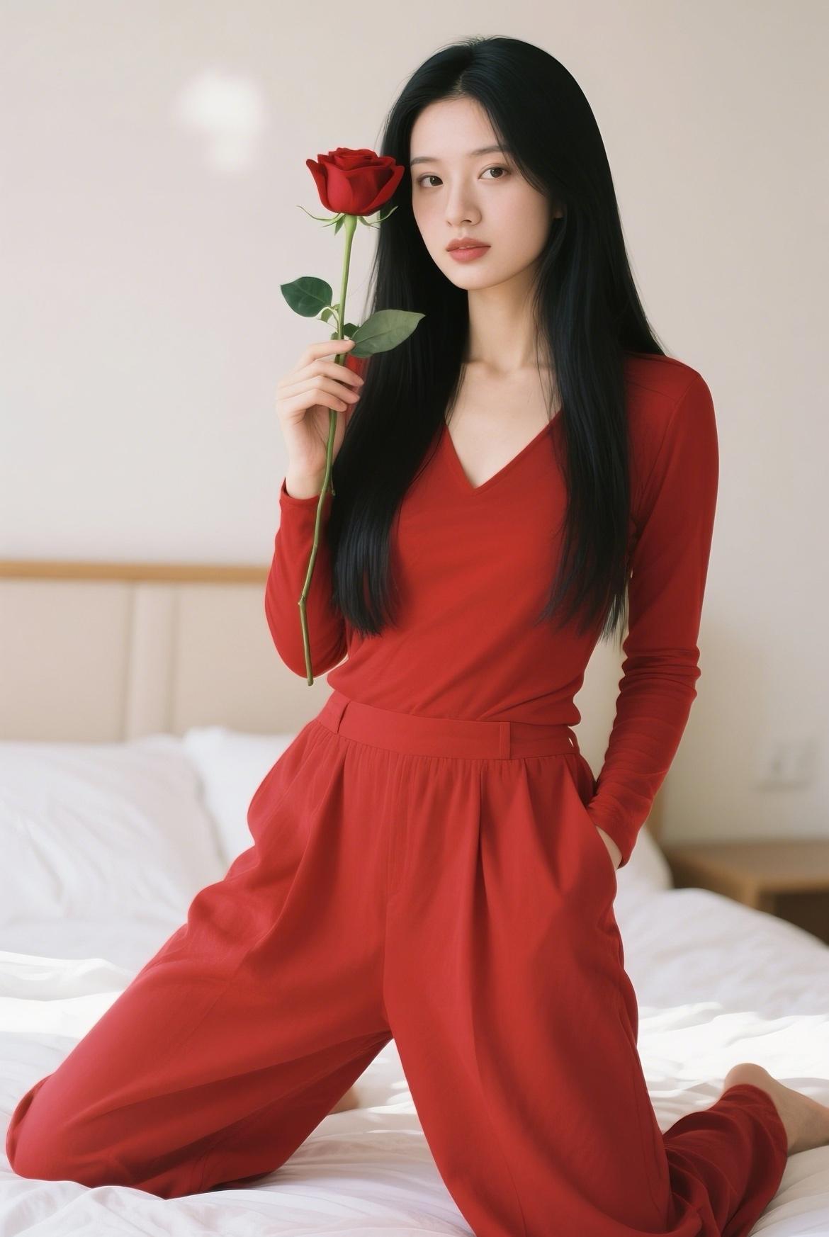 送你一朵小红花，开在你寻找我的路上…