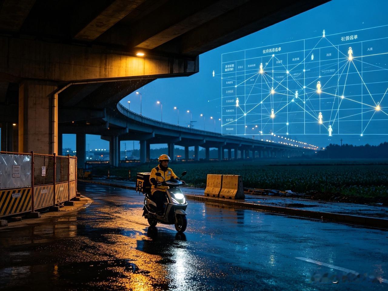 欢迎收看2026岁大型现实真人秀节目，《没交社保的人去哪儿了！》

在车水马龙的