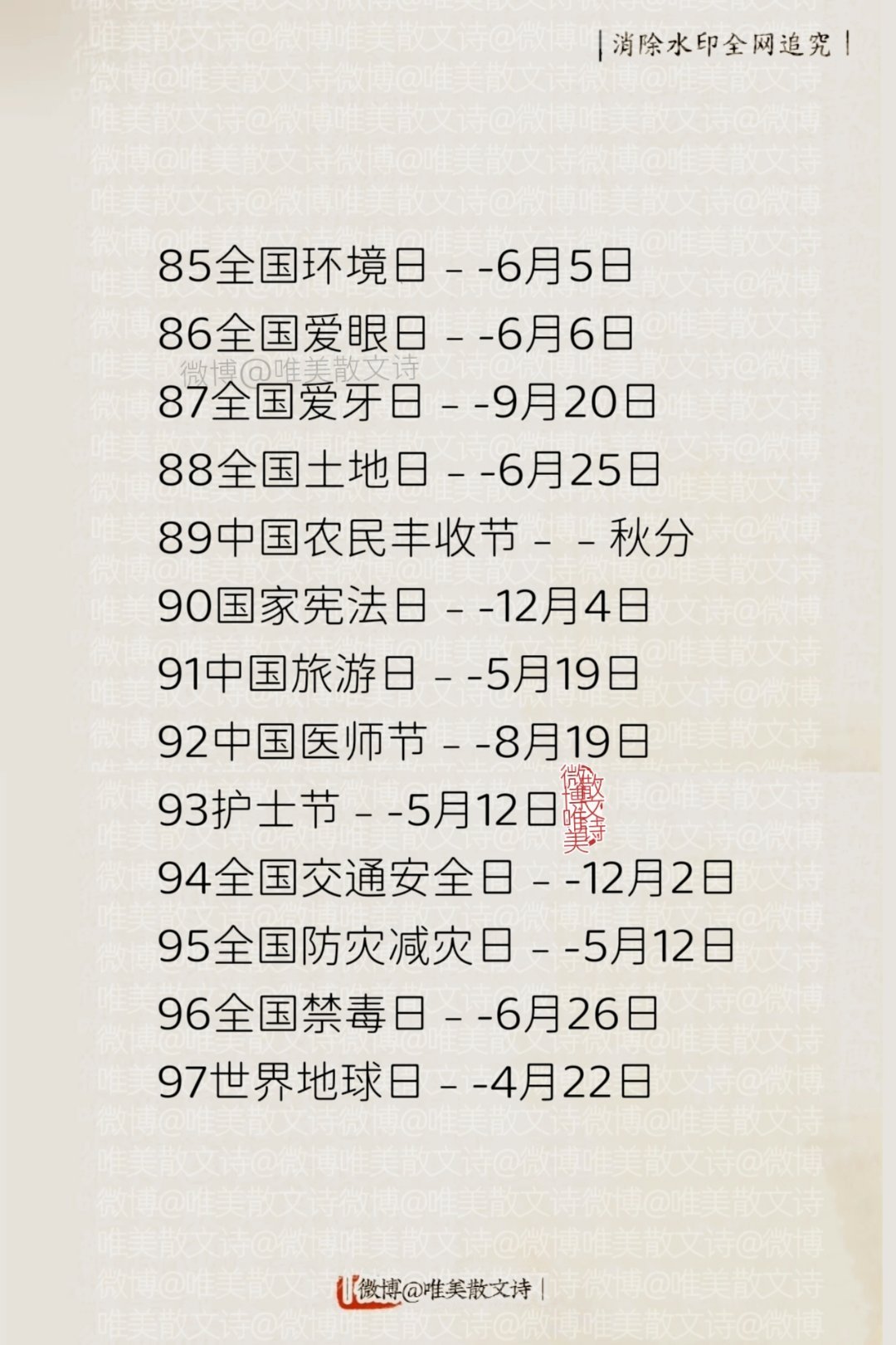“最全祖国常识120条，建议收藏！” 