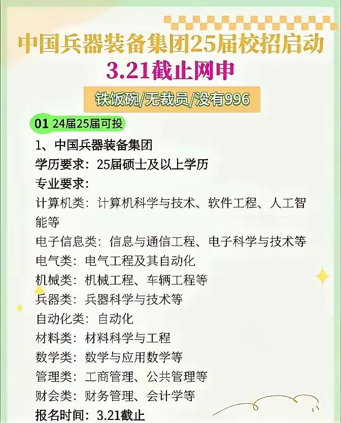 看看今年中国兵器集团校招要求，学历至少是硕士起。未来考虑要进央企的学生，一定要清