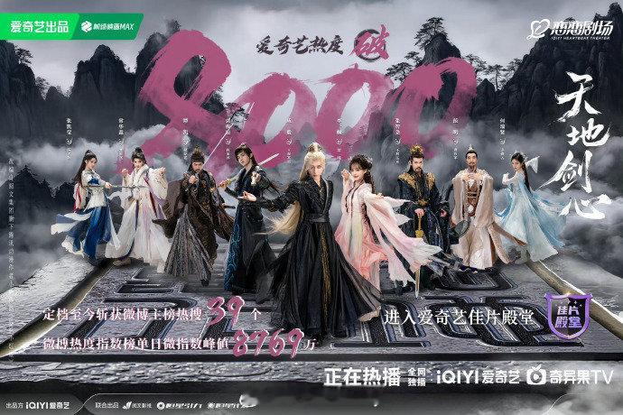成毅、李一桐《天地剑心》首日站内热度破8000！ ​​​