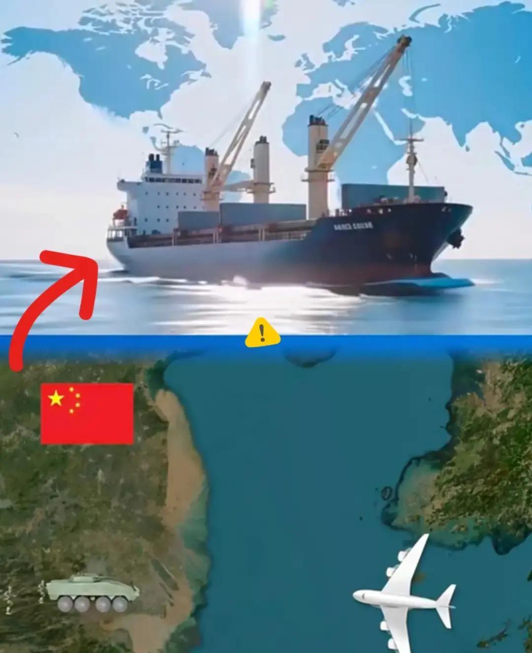 快讯！快讯！
今天早上7点40分，台防务部门紧急通告：12架解放军战机出海，跨过