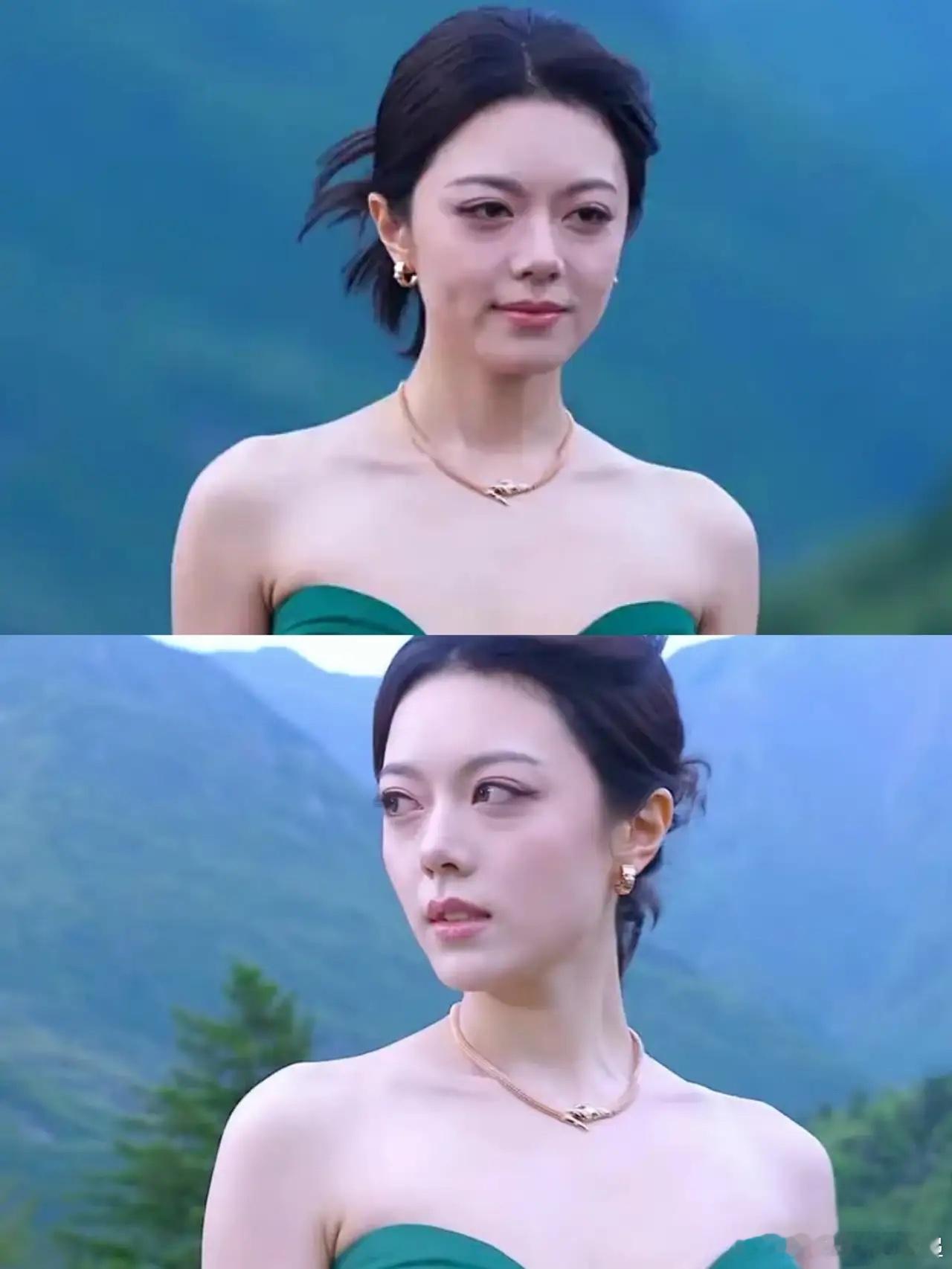 赵今麦哪里都好看，就是有一个地方美中不足，那就是她的眼睛。她真的哪哪都好看，中戏