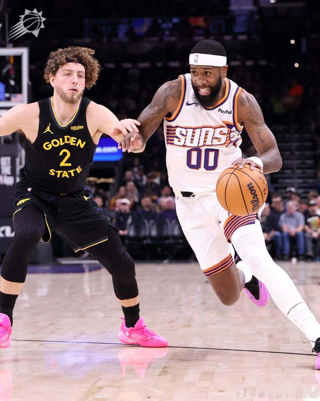 回顾一下 💭 勇士vs太阳菲尼克斯太阳 ｜旭日东升  cr：菲尼克斯太阳 