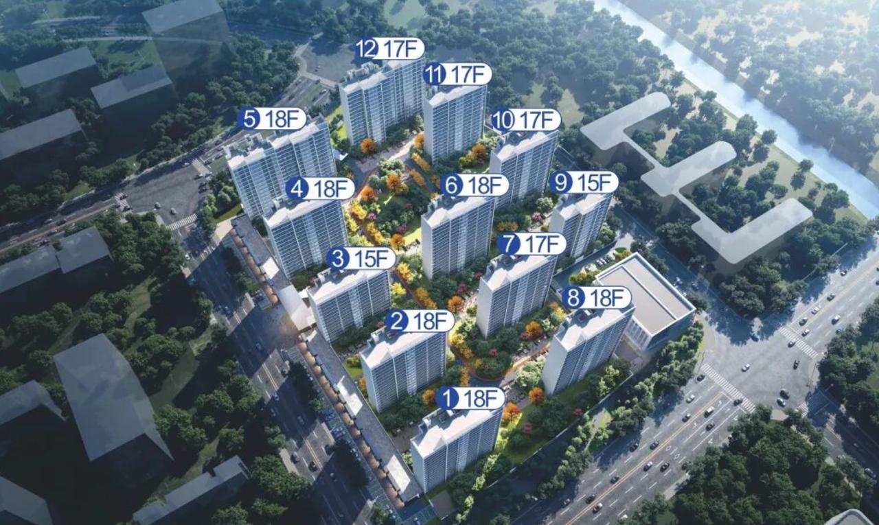 楼栋均价约14866元/㎡起！西安西咸能源金贸区“时光云启项目”5栋楼340套房