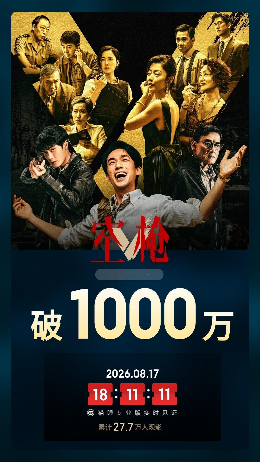 电影空枪预售总票房破1000万 
