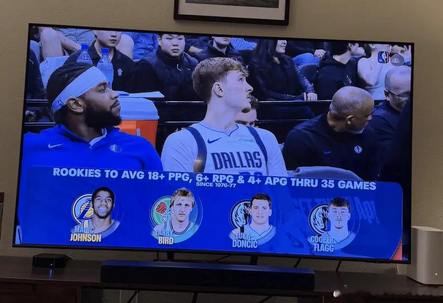 弗拉格nba达拉斯独行侠 新秀赛季前35场场均18+6+4：魔术师、伯德、东契奇