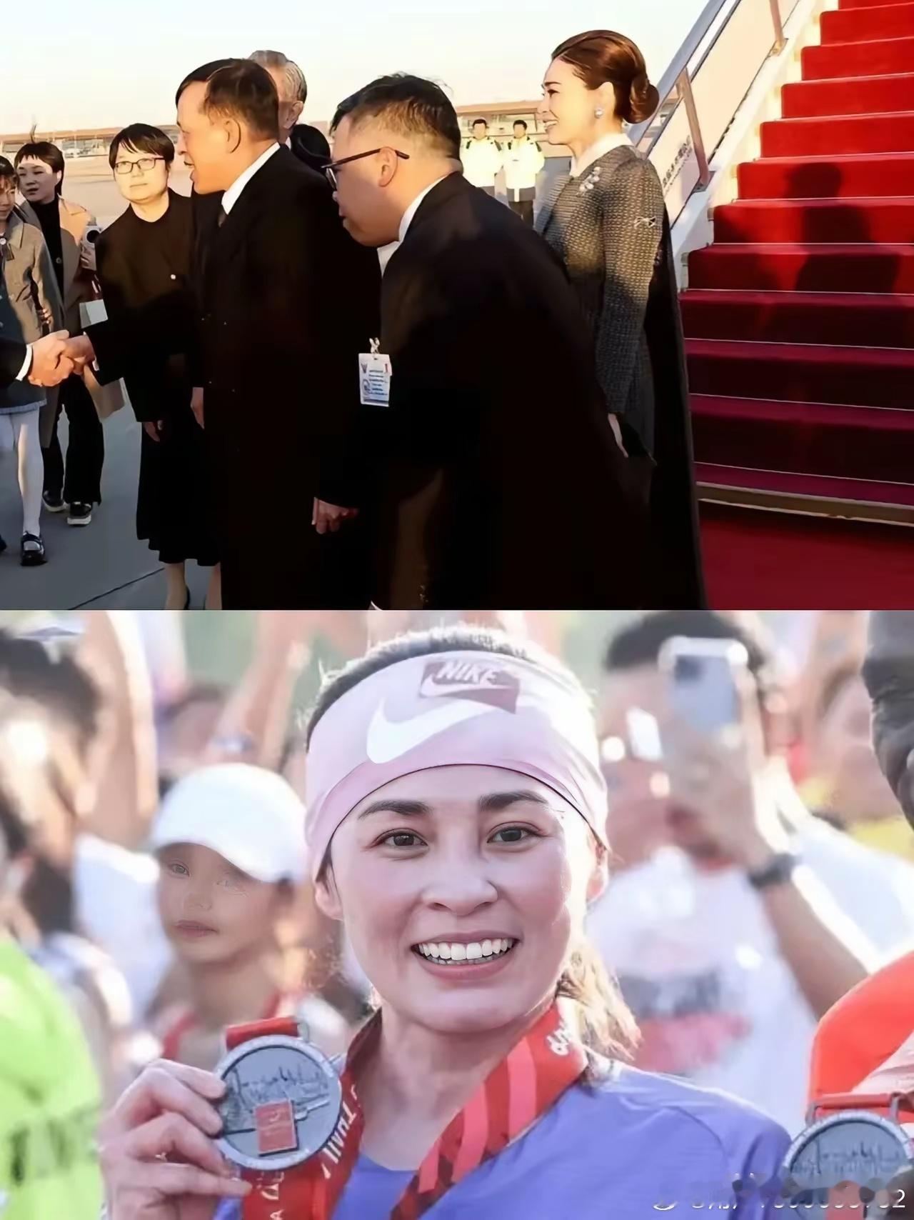 苏王后来北京一脸喜庆！蛮喜欢苏堤达的，太漂亮了！苏提达王后是玛哈·哇集拉隆功第四