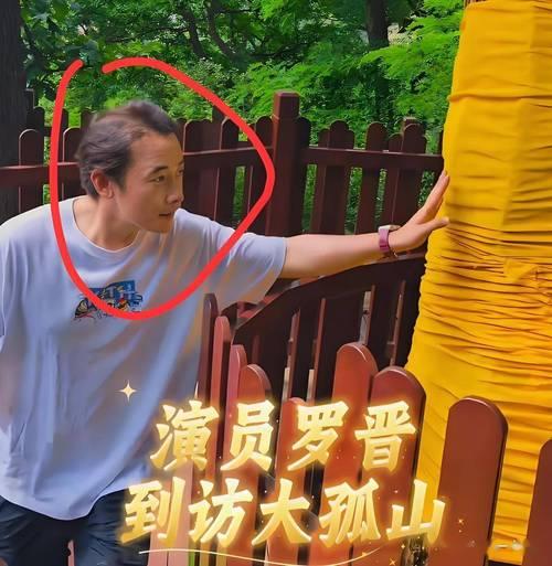6月30日，罗晋低调现身丹东大孤山祈福，一身素衣素颜，褪去明星光环。这是父亲离世
