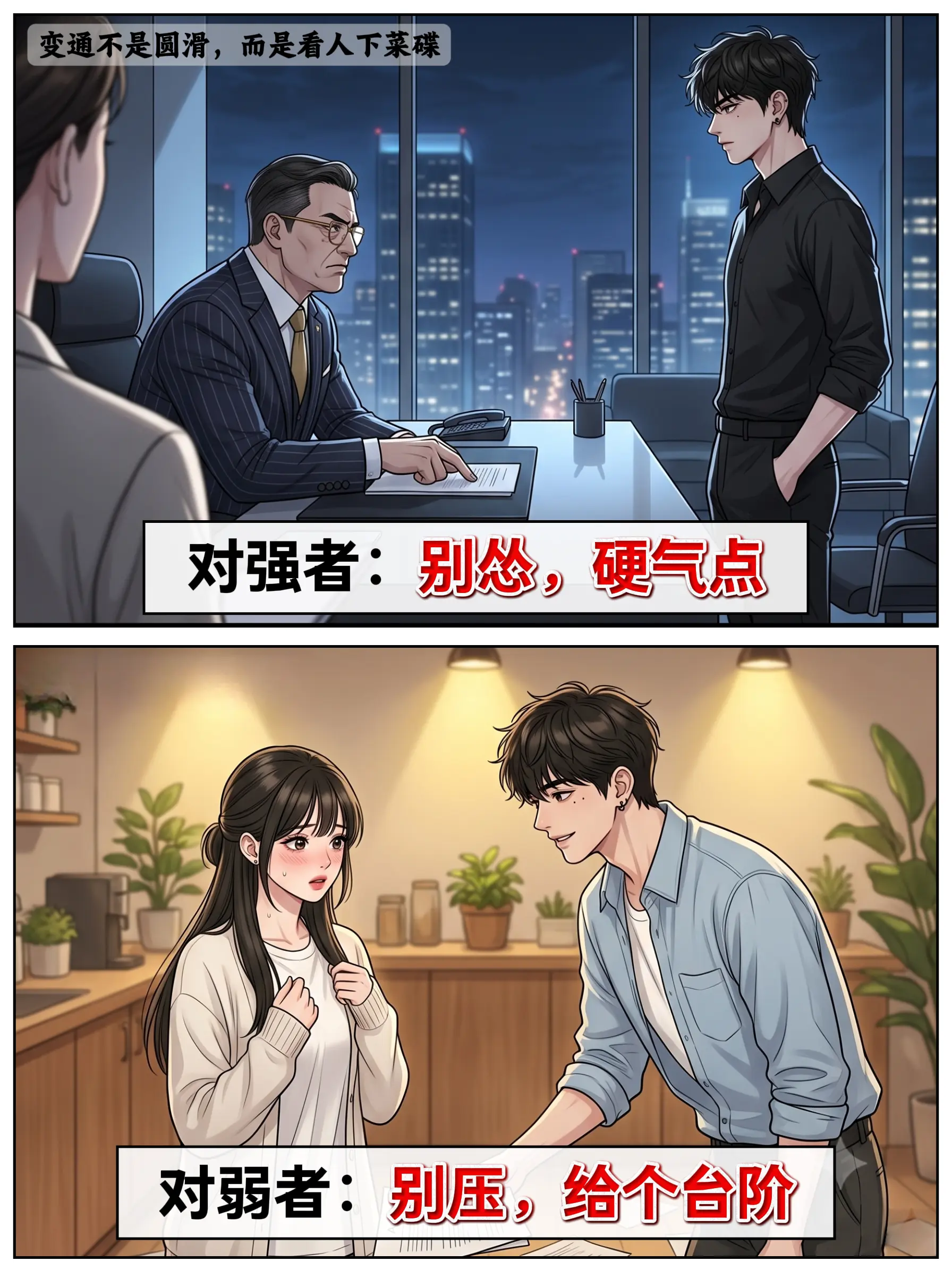处世灵活点，啥事好办。