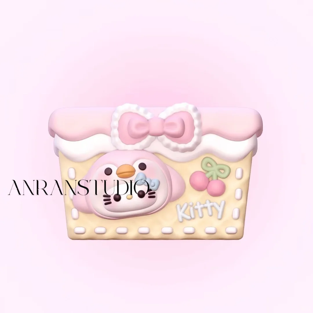 花园系列Kitty樱桃收纳筐【3D硅胶模具】