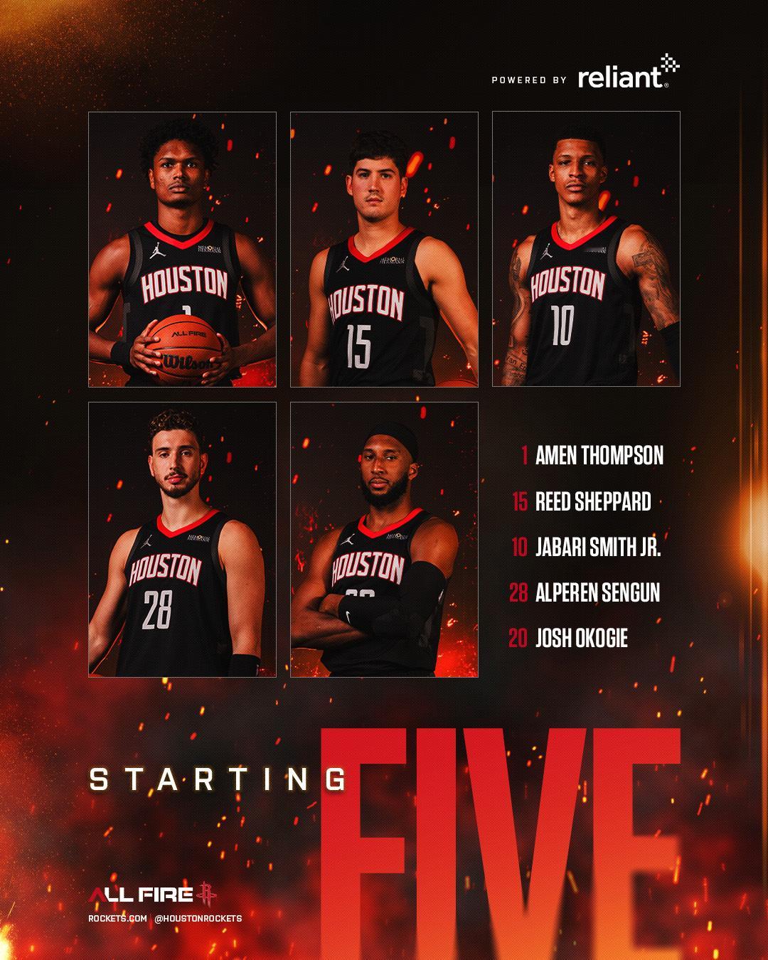 谢泼德赛季第一次进入首发