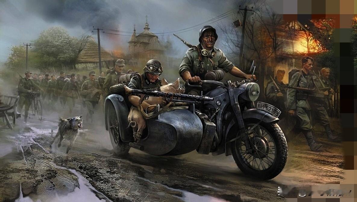 在大家的印象当中，德三军队总是和摩托车这种交通工具密不可分。

确实，在第二次世