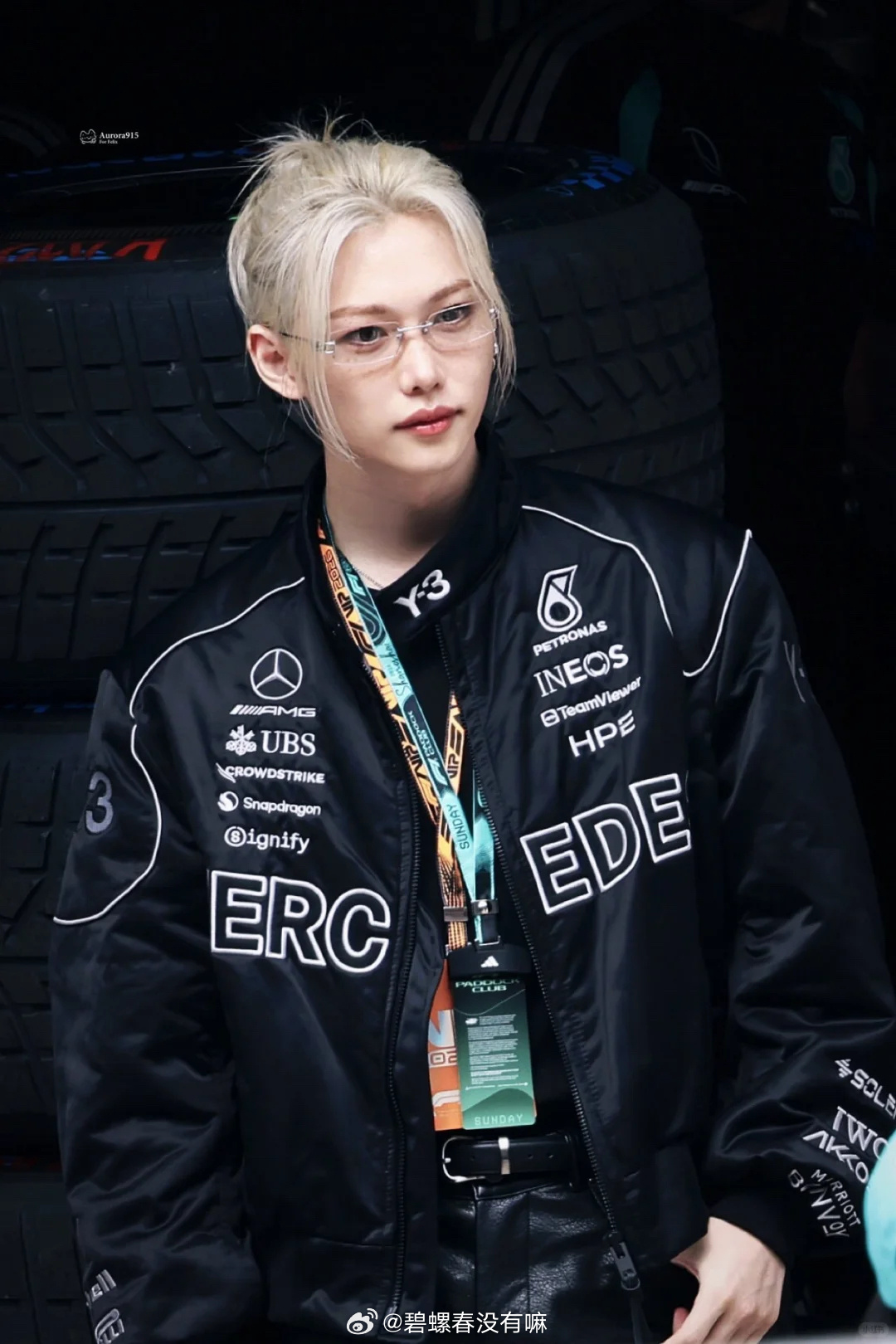 啊啊啊啊啊啊啊啊啊啊尖叫！！！！felix李龙馥现身上海f1观赛现场五男一全球巡