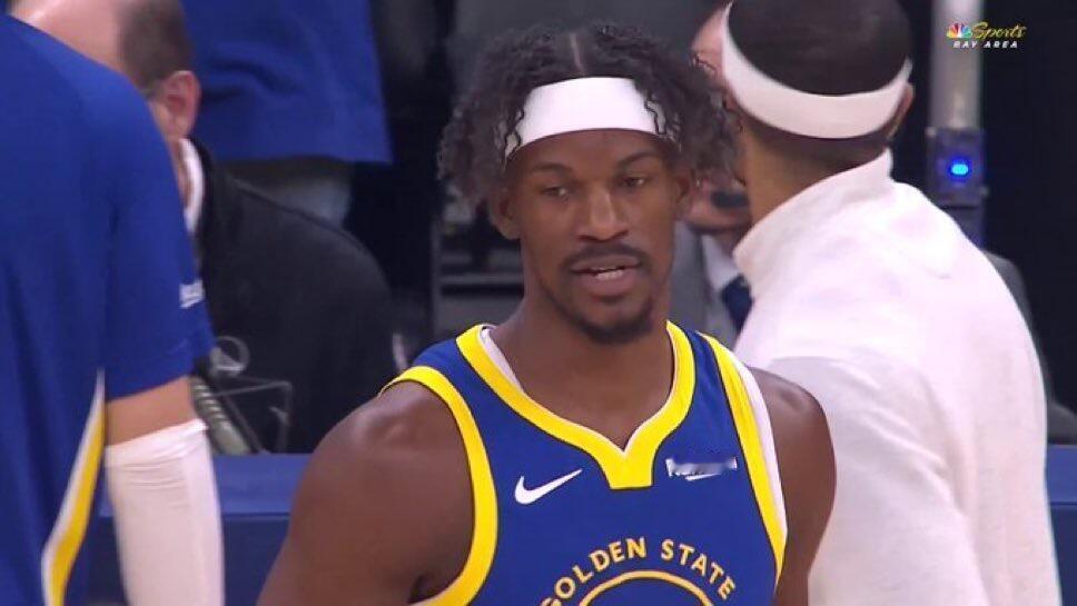 很突然！！巴特勒临时退出首发阵容，并且未出现在替补席勇士官方宣布，巴特勒因为个人