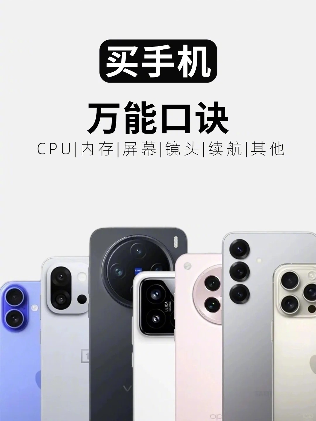 还在纠结怎么选手机❓看完这篇你就知道了❗️[不愧是你]数码科技数码推荐数码分享手