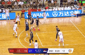 李凯尔强突2+1，糟糕的是，脚踝有点扭伤
北京时间8月20日，中国男篮与塞尔维亚