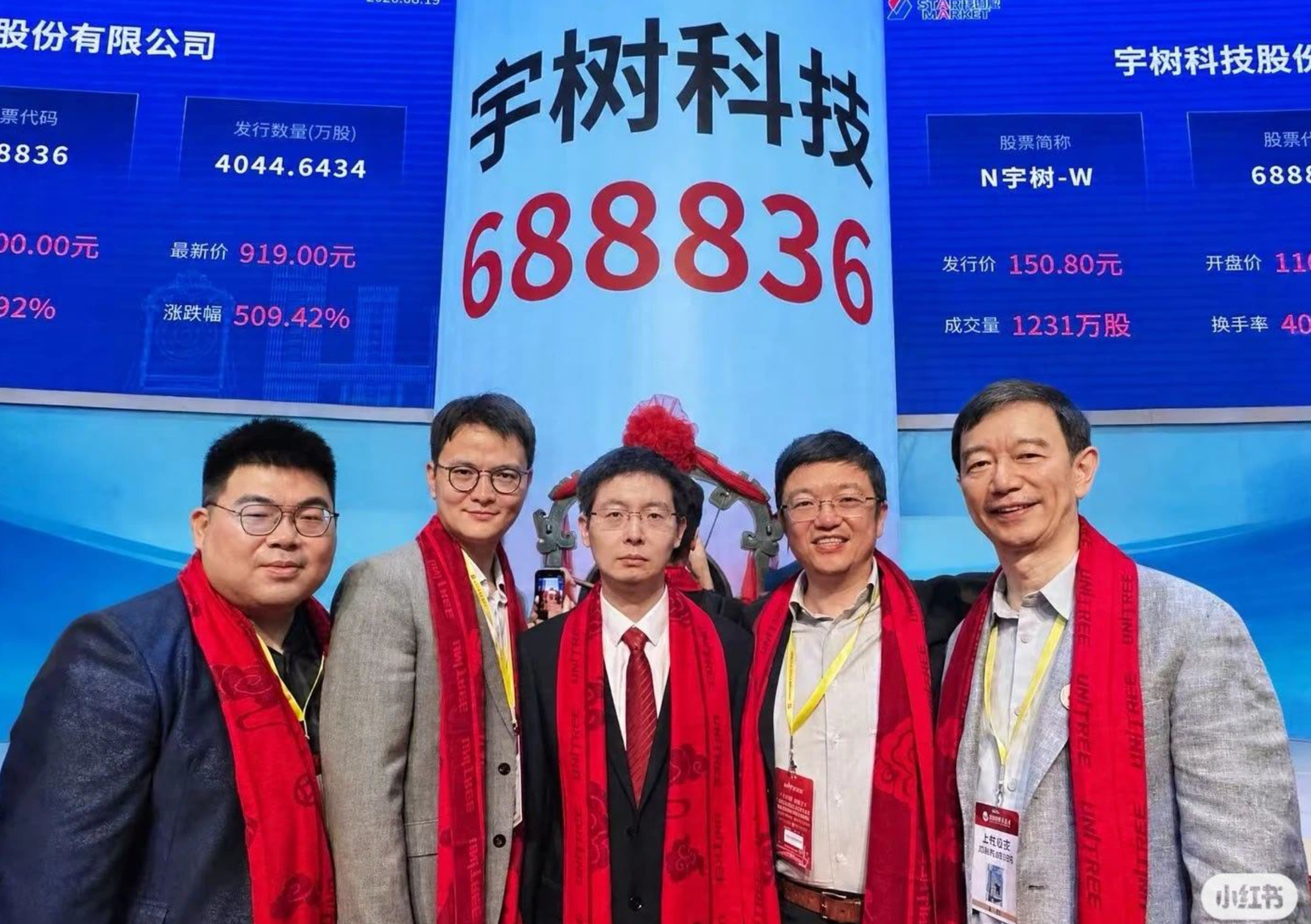 宇树科技今日IPO敲钟，王兴兴这脸也太素了哈哈 
