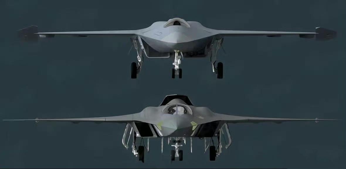 除了歼36，原来还有神秘的歼50！

歼50俗称北六代，因为这款战机是由沈飞研制