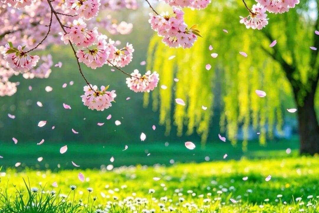 立夏

这一刻，风换了温柔
把残春藏进落日的尽头
白昼慢慢舒展
世间万物，奔赴夏
