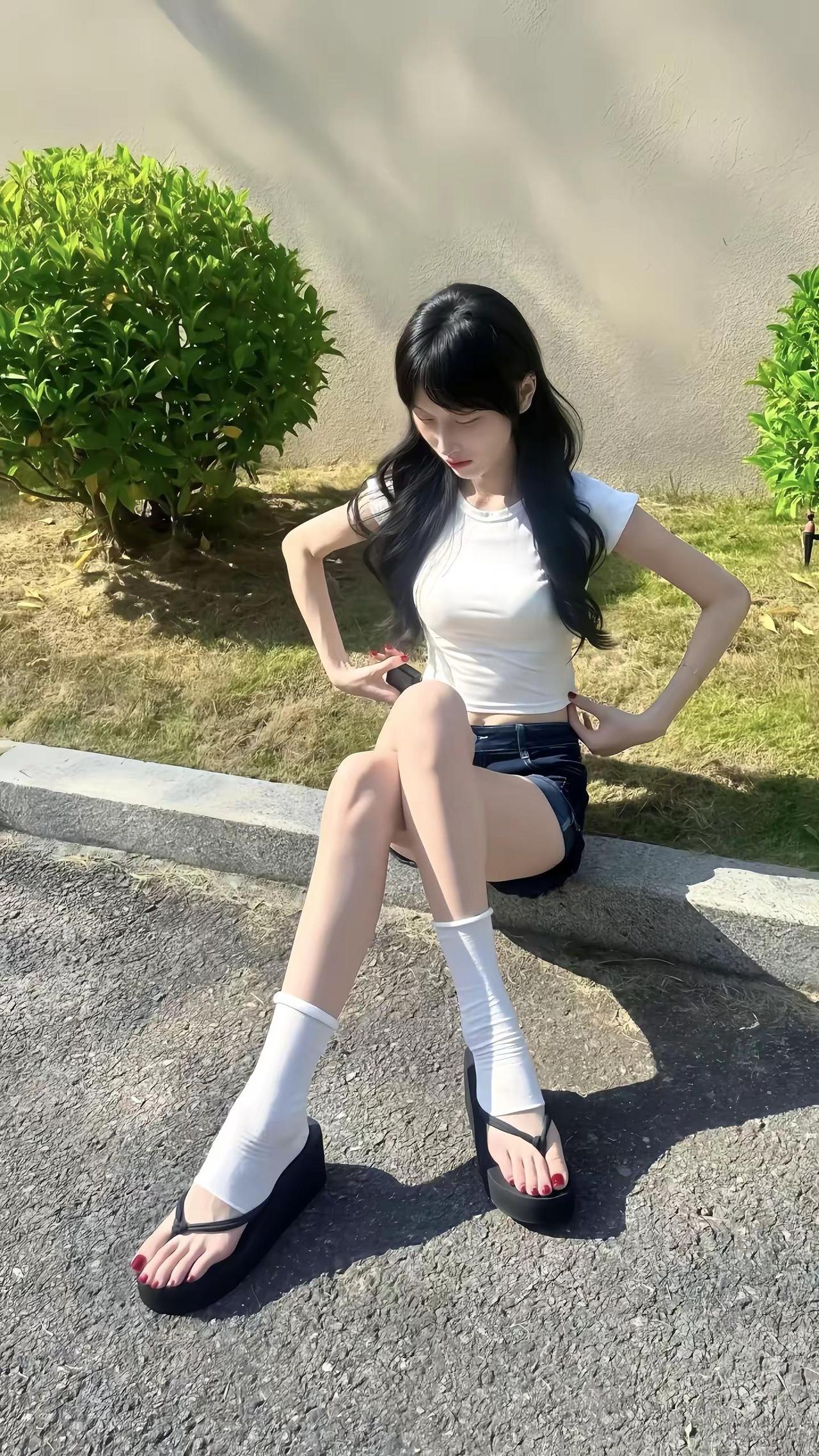 夏季ootd 拍照姿势 穿搭 inmyfeelings 06