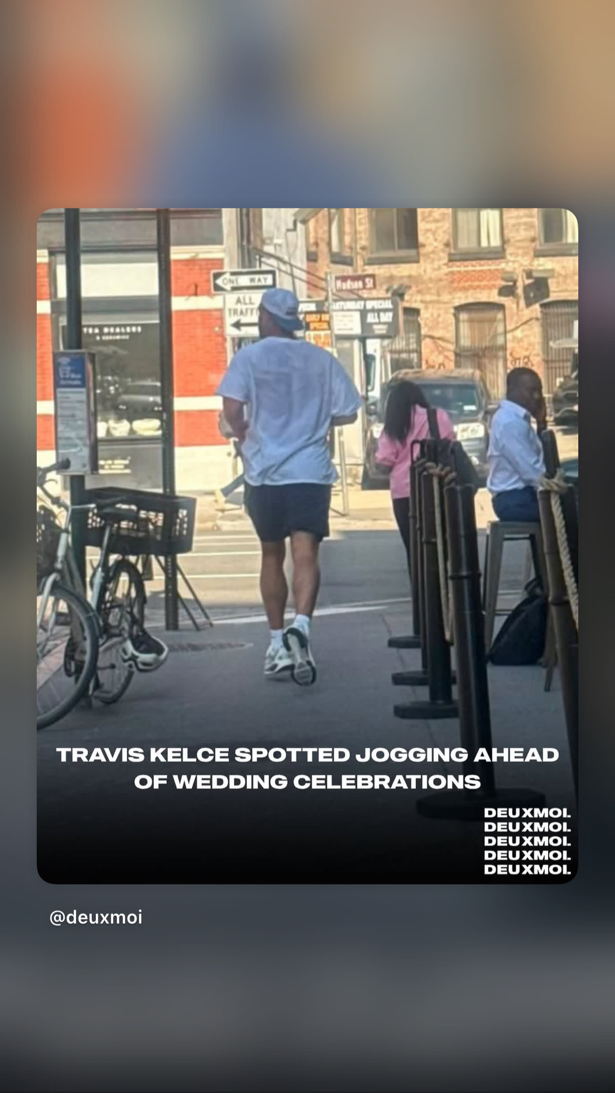 有人在纽约大街上发现了未婚夫TK的踪迹 