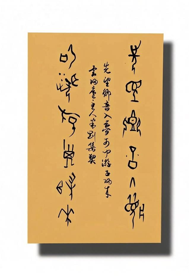 米刚甲骨文作品