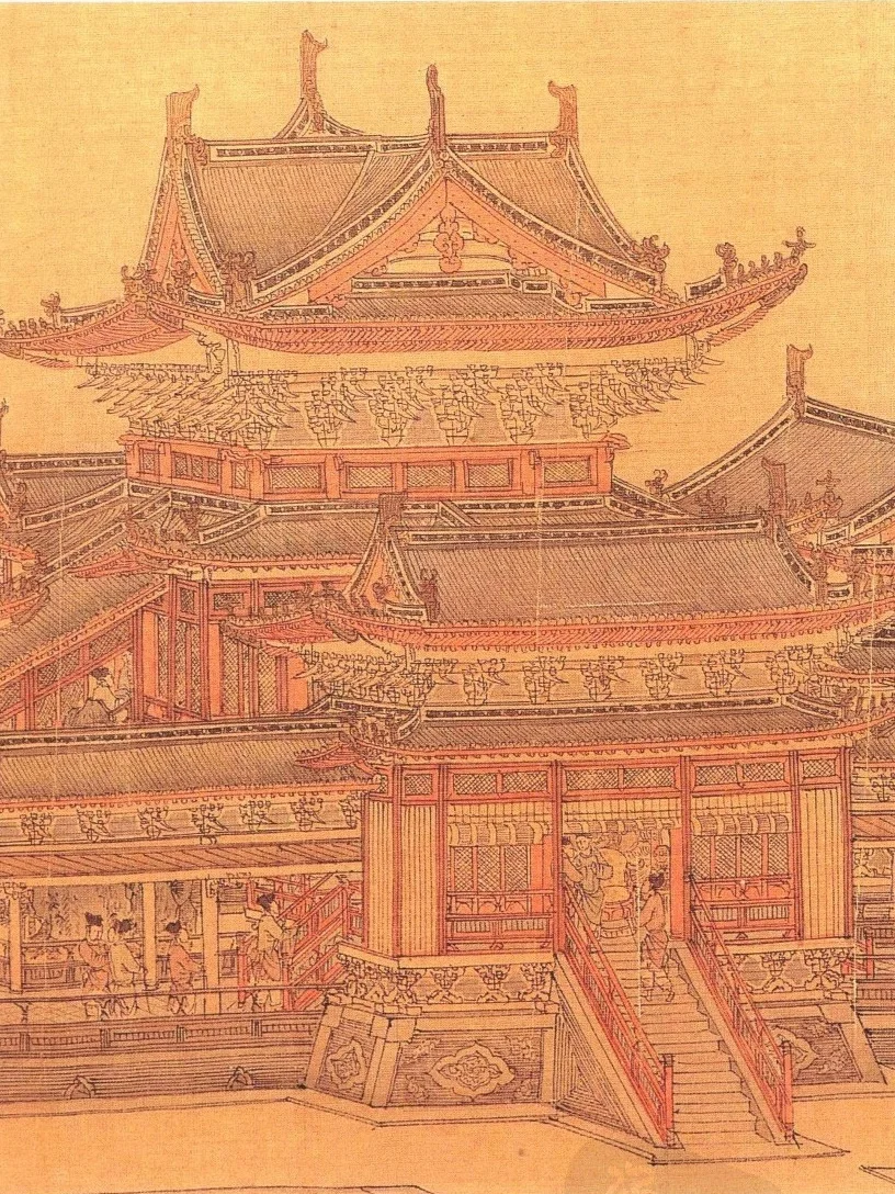 300幅传世名画李嵩《朝回环佩图》