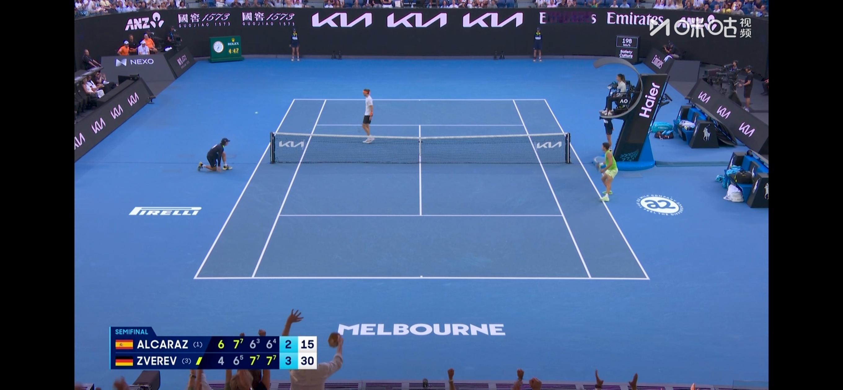 澳网马上五个小时了打到决胜盘一个下午都在看澳网刚好消磨时间 