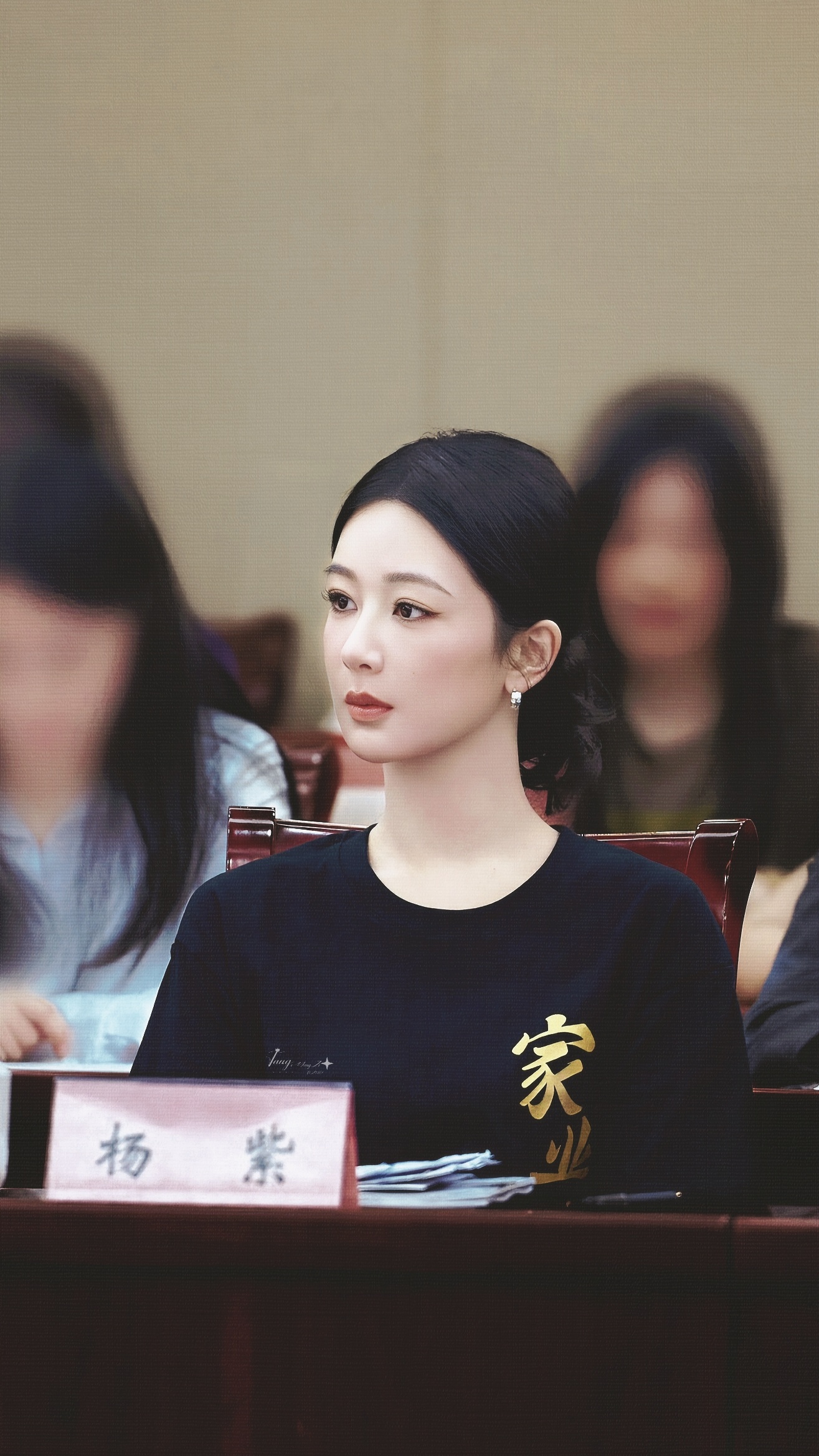 杨紫♡“铮铮劲草  绝不动摇”杨紫家业创作座谈会状态 yz杨紫李祯