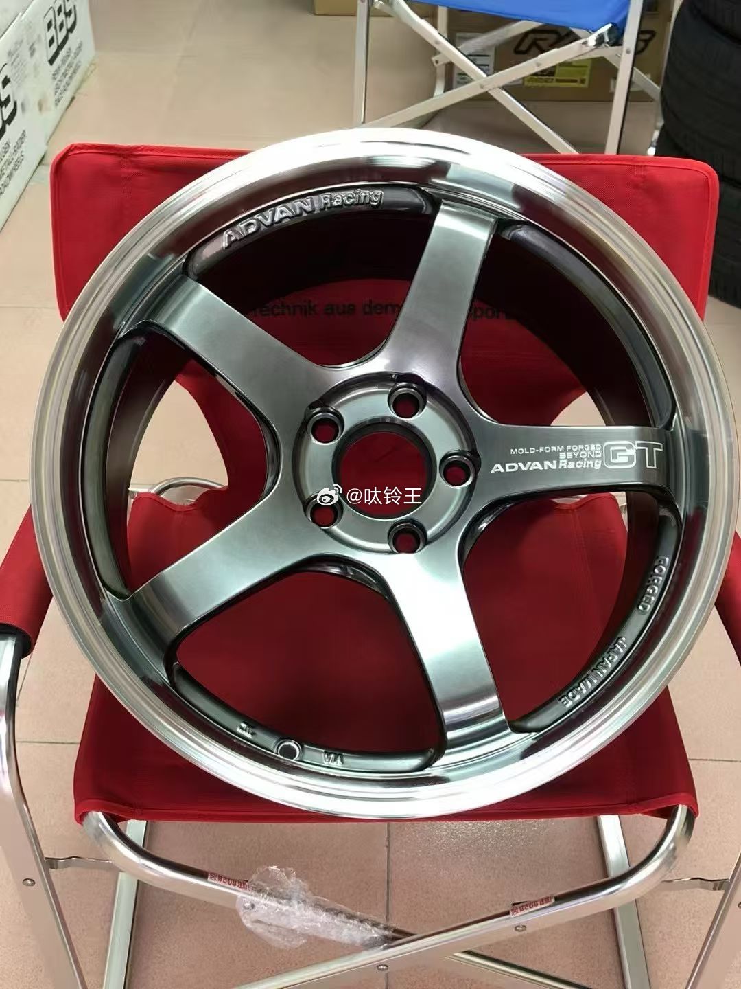 全新 在库 阿迪王 GT 日本Advan GT 五幅锻造18寸8.5J ET45