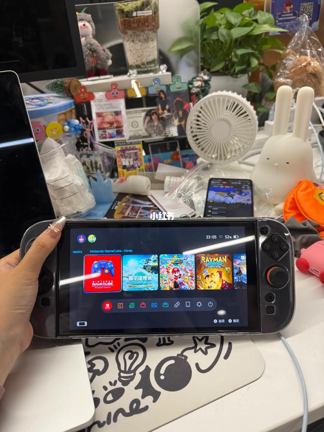 Switch2真的好大呀！