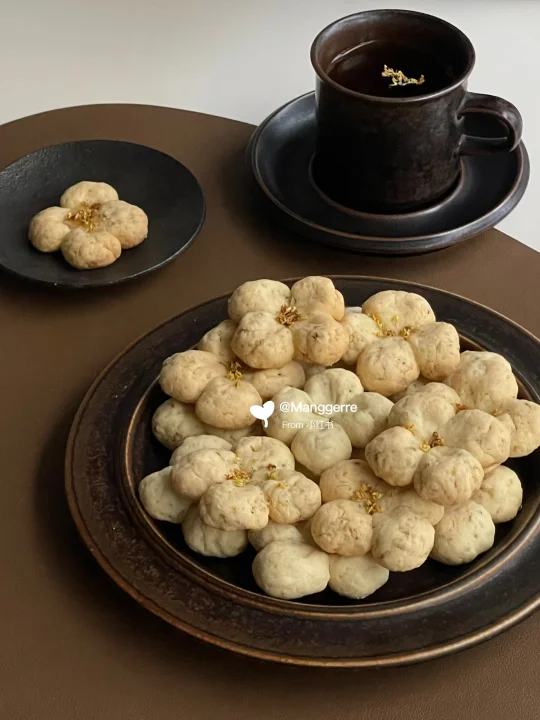 秋日甜品｜桂花🌼曲奇🍪