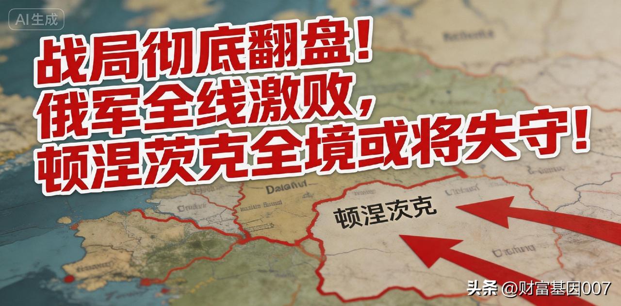 《战局彻底翻盘！俄军全线溃败，顿涅茨克全境或将失守！》
 
2026年4月28日