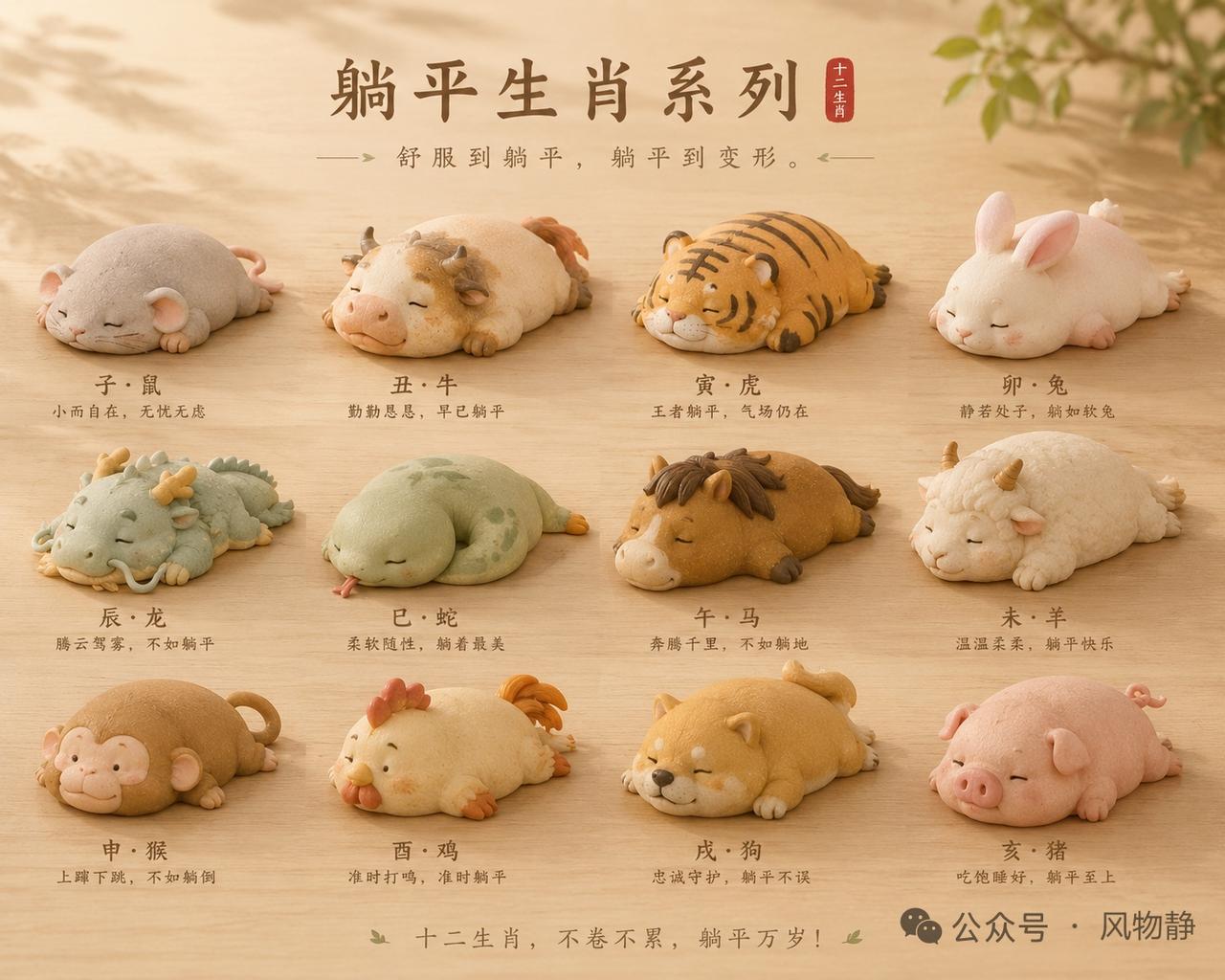 继续躺平生肖系列