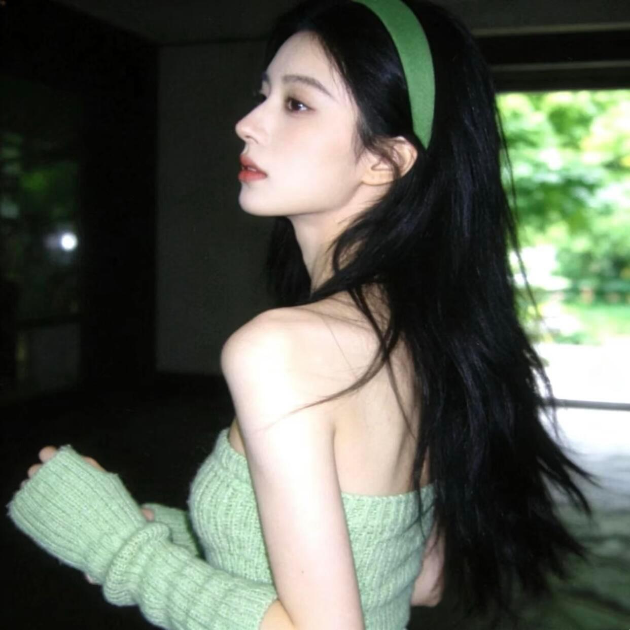 WeChat 女生头像｜精选女头｜温柔干净系女头｜优质女生头像｜绿色系头像｜in