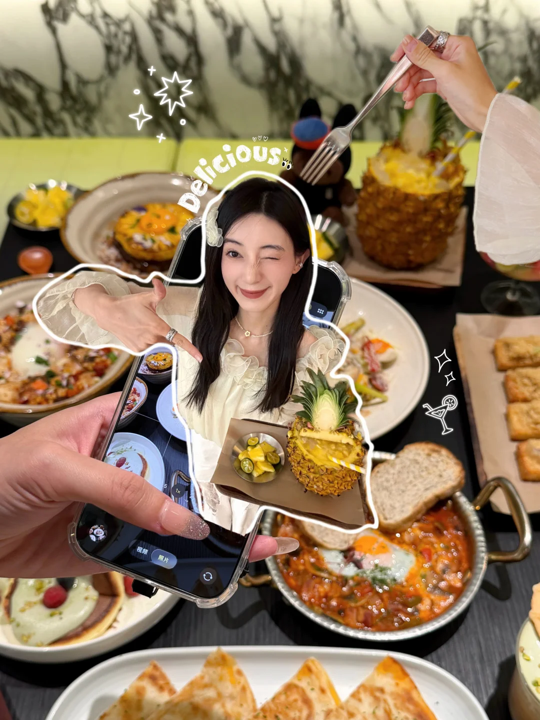 ♡₊˚答应我诡秘！出门吃漂亮饭请这样拍🍽️😋