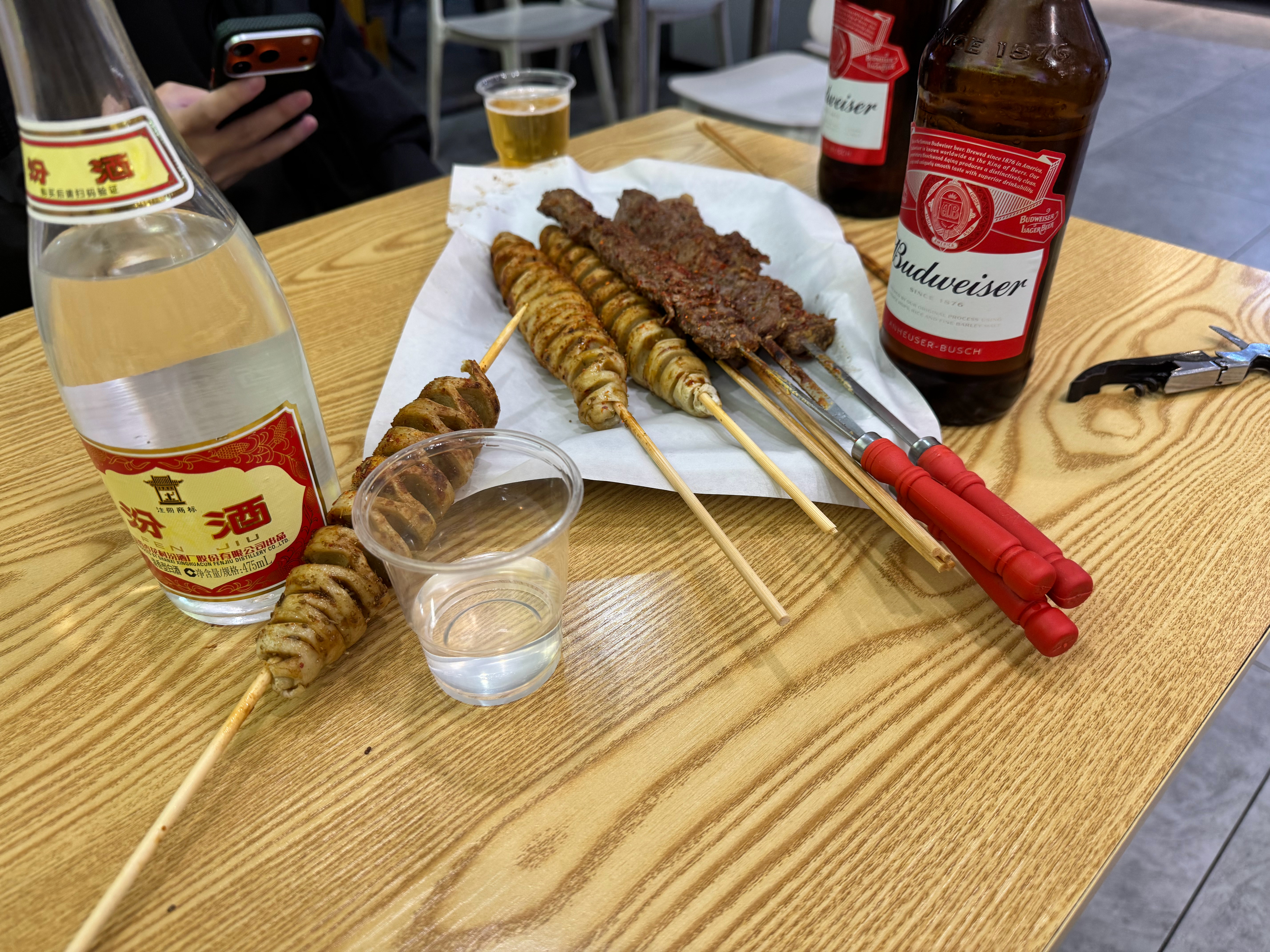 喝点汾酒抵挡深圳冬天的寒冷，老规矩，就喝一瓶 ​​​