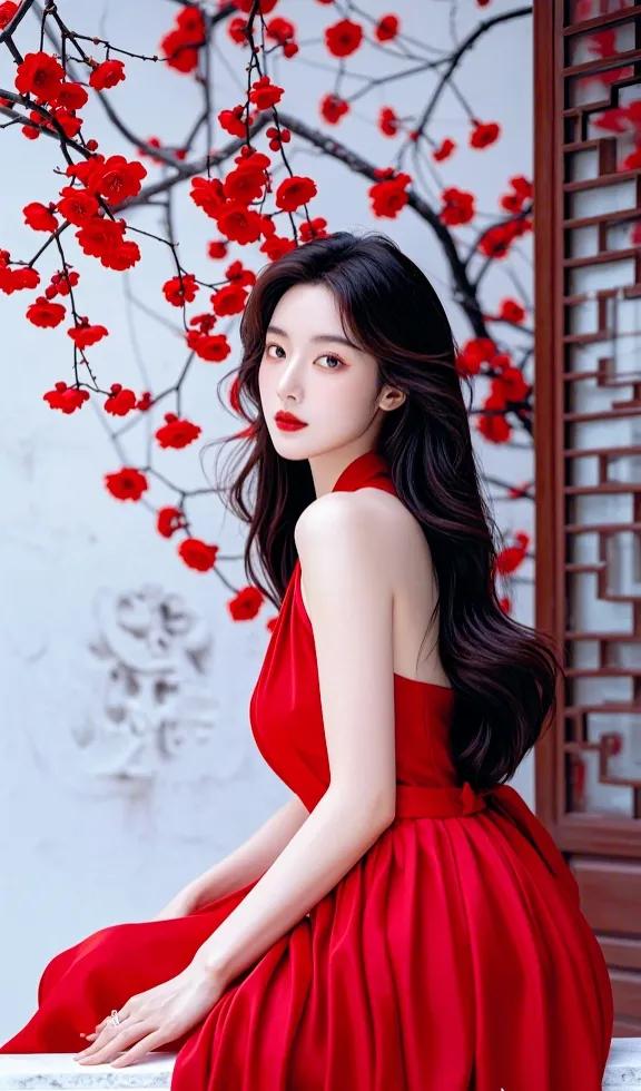 红妆美人