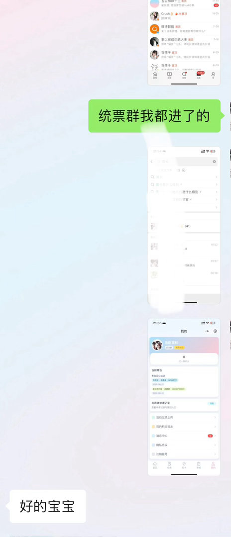 我收票🟰硬报备 灯牌报备 进统票群报备 小程序过了也报备 要早去报备 到了现场