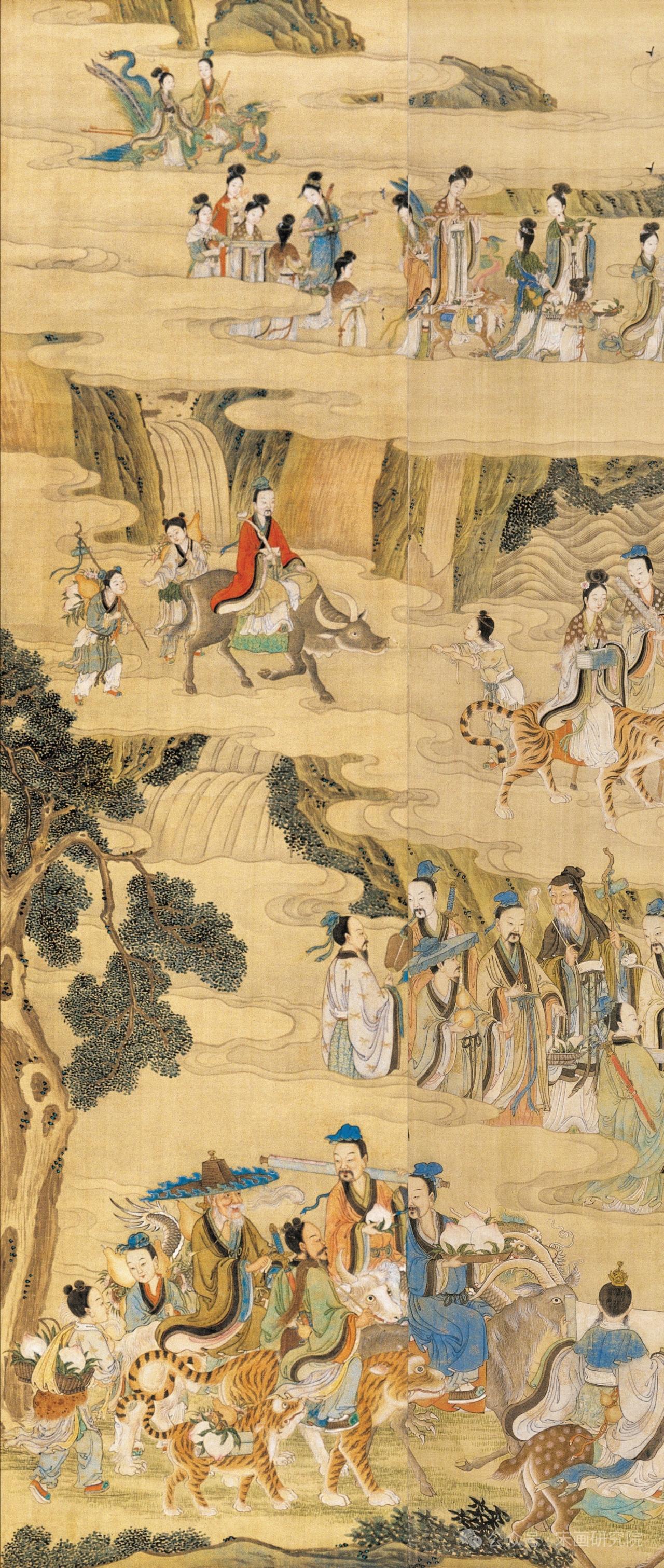 古画工笔山水人物画欣赏（图片来自网上）山水画作鉴赏