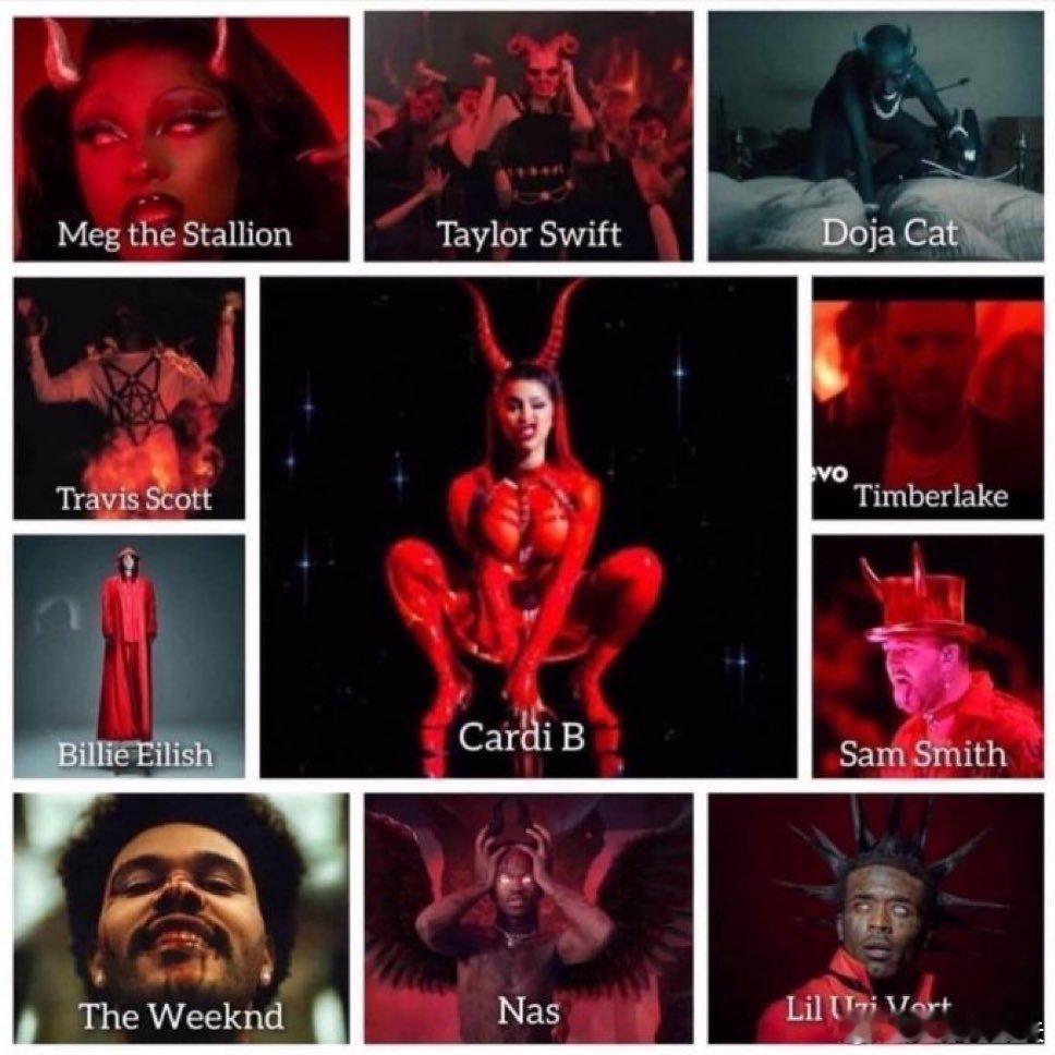 ‼️那些憎恨特朗普的道德警察们存在一个共同点：都曾身着诡异演出服，以“恶魔”的姿