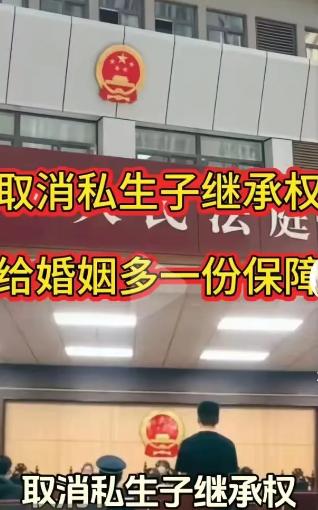 私生子继承这事让人无法理解

法律说平等
但是原配子女心里苦，
几十年付出算什么