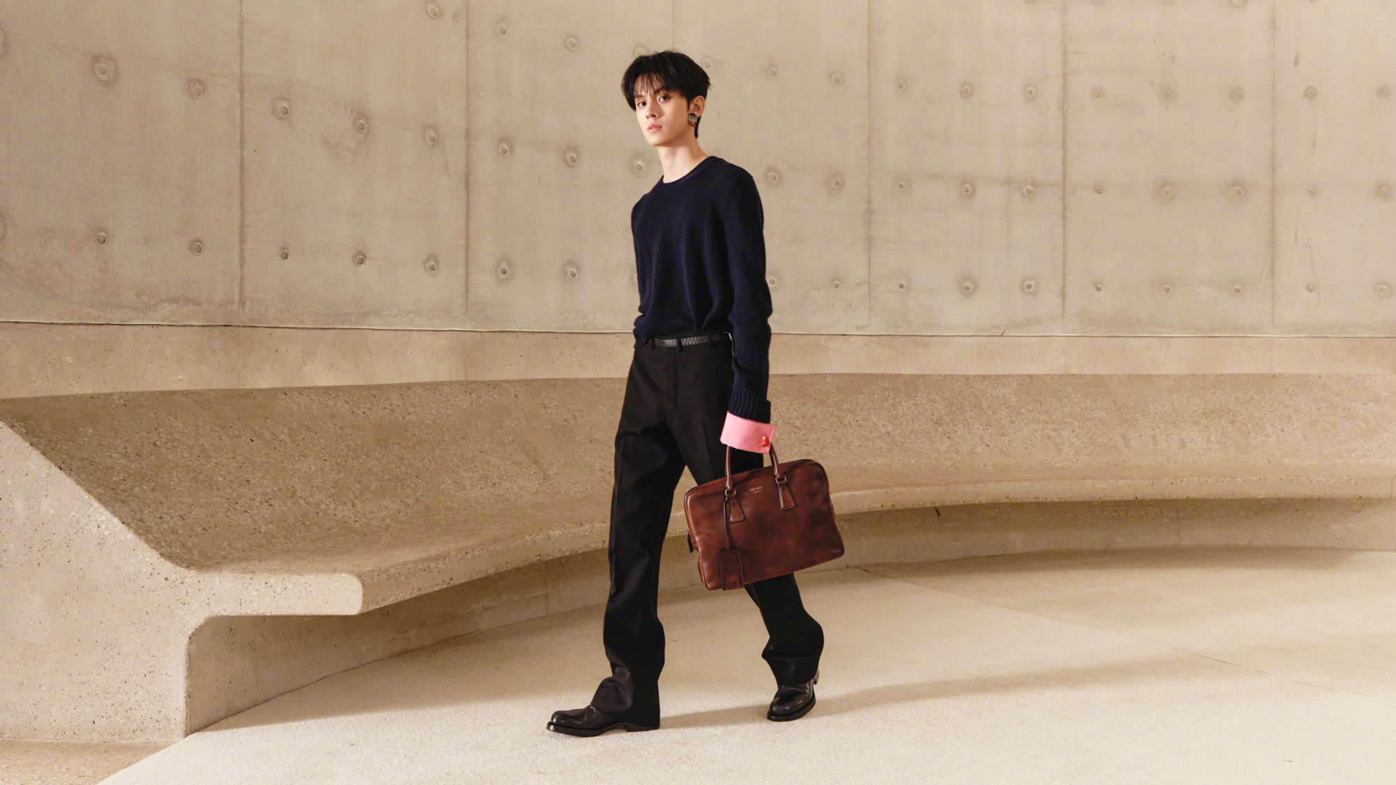 品牌大使左航出镜Prada 七夕广告大片prada品牌大使左航
