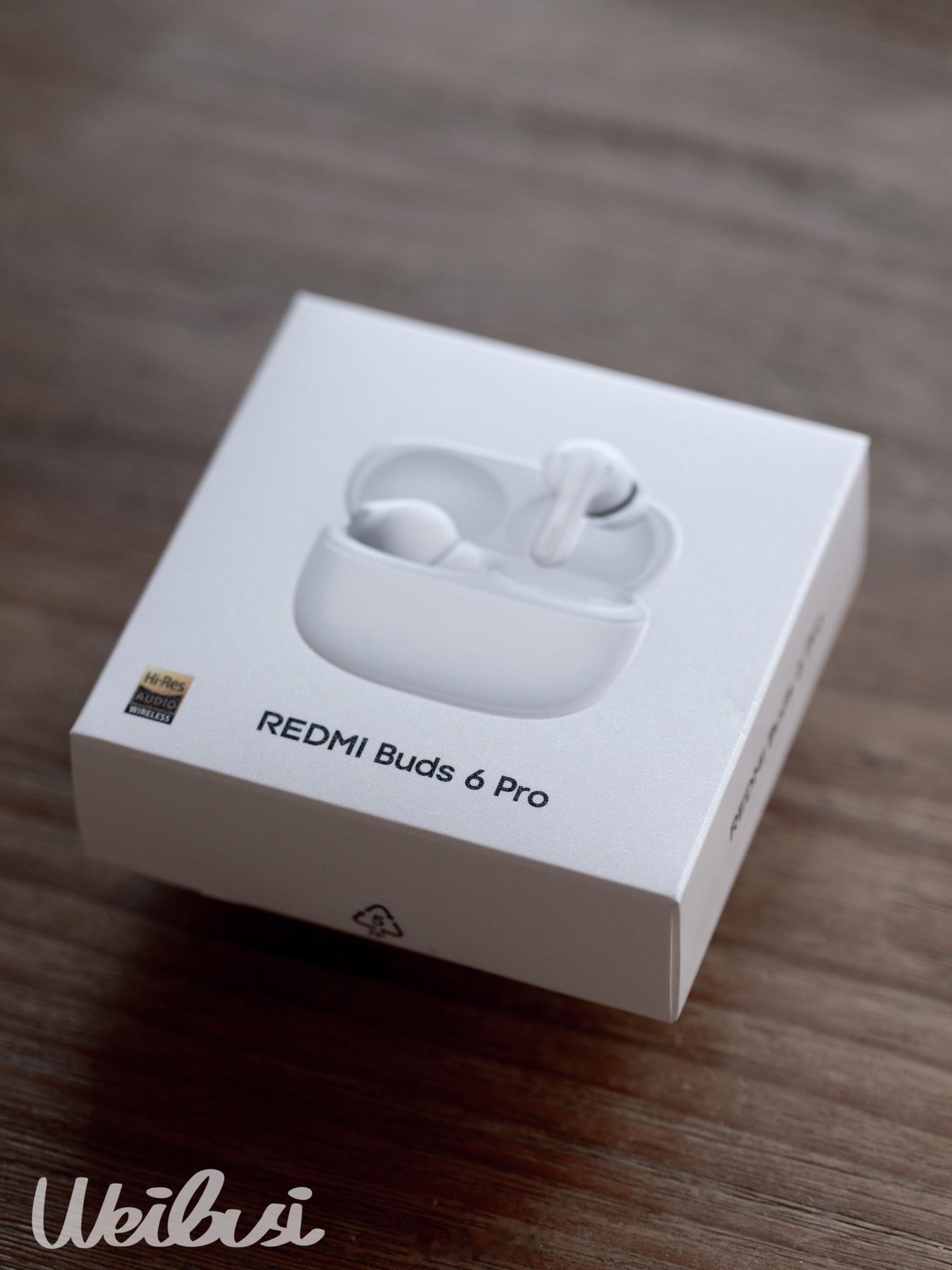 「REDMI Buds 6 Pro（冰釉白）」魏布斯 · 真机快速纯瞎拍· 小米