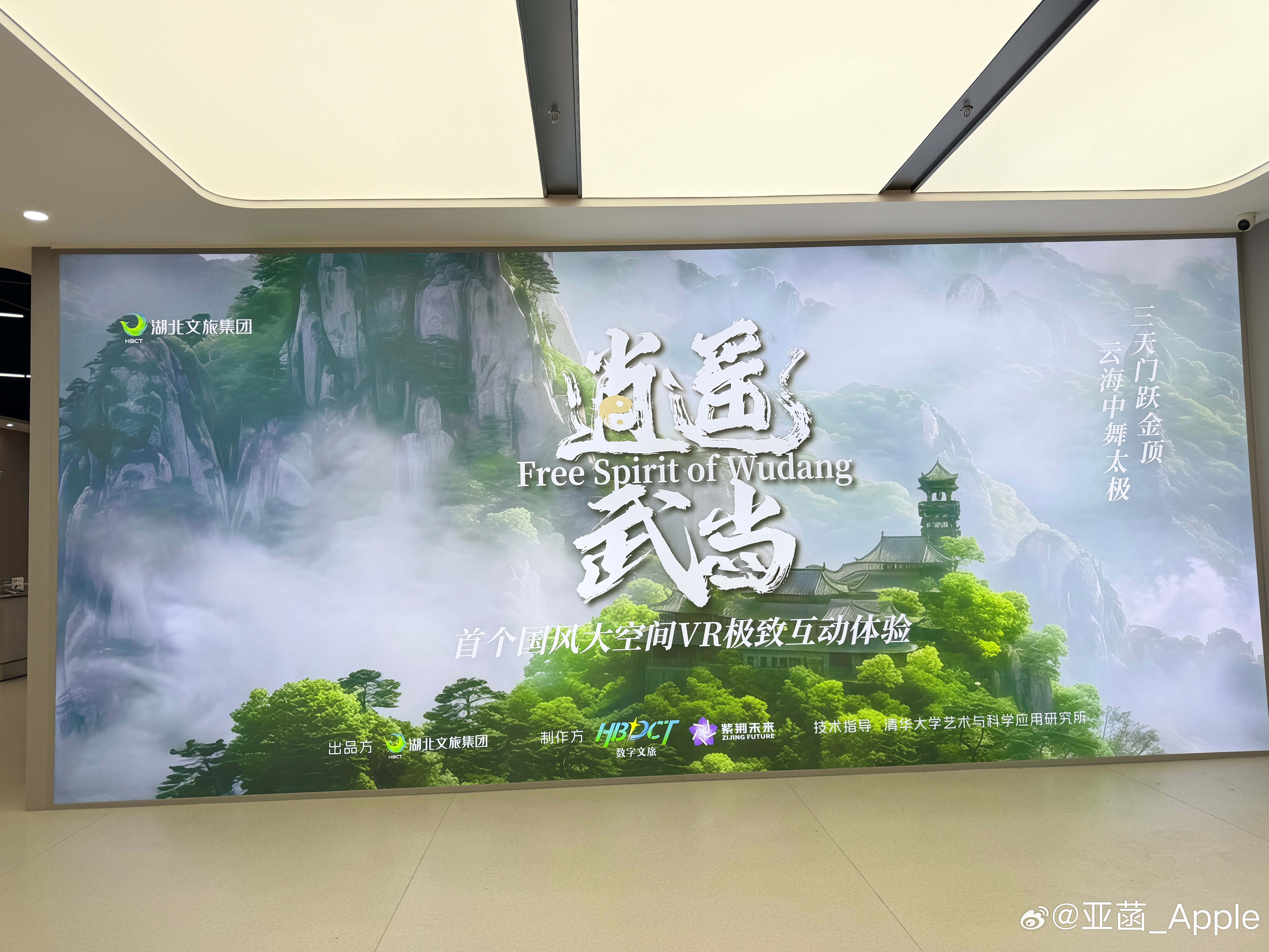 今天逛武汉万象城  发现武汉的VR已经Next Level 用VR来宣传省内景点