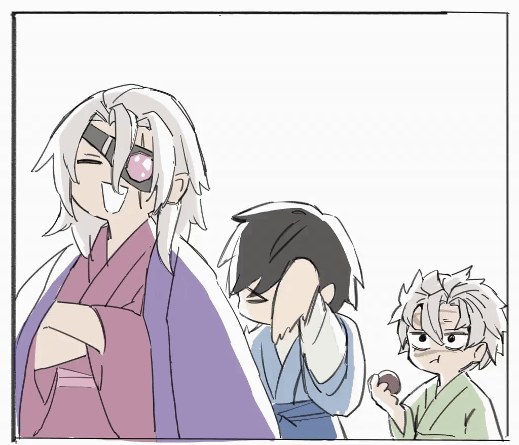 鬼灭之刃 大家都有反差萌的一面 