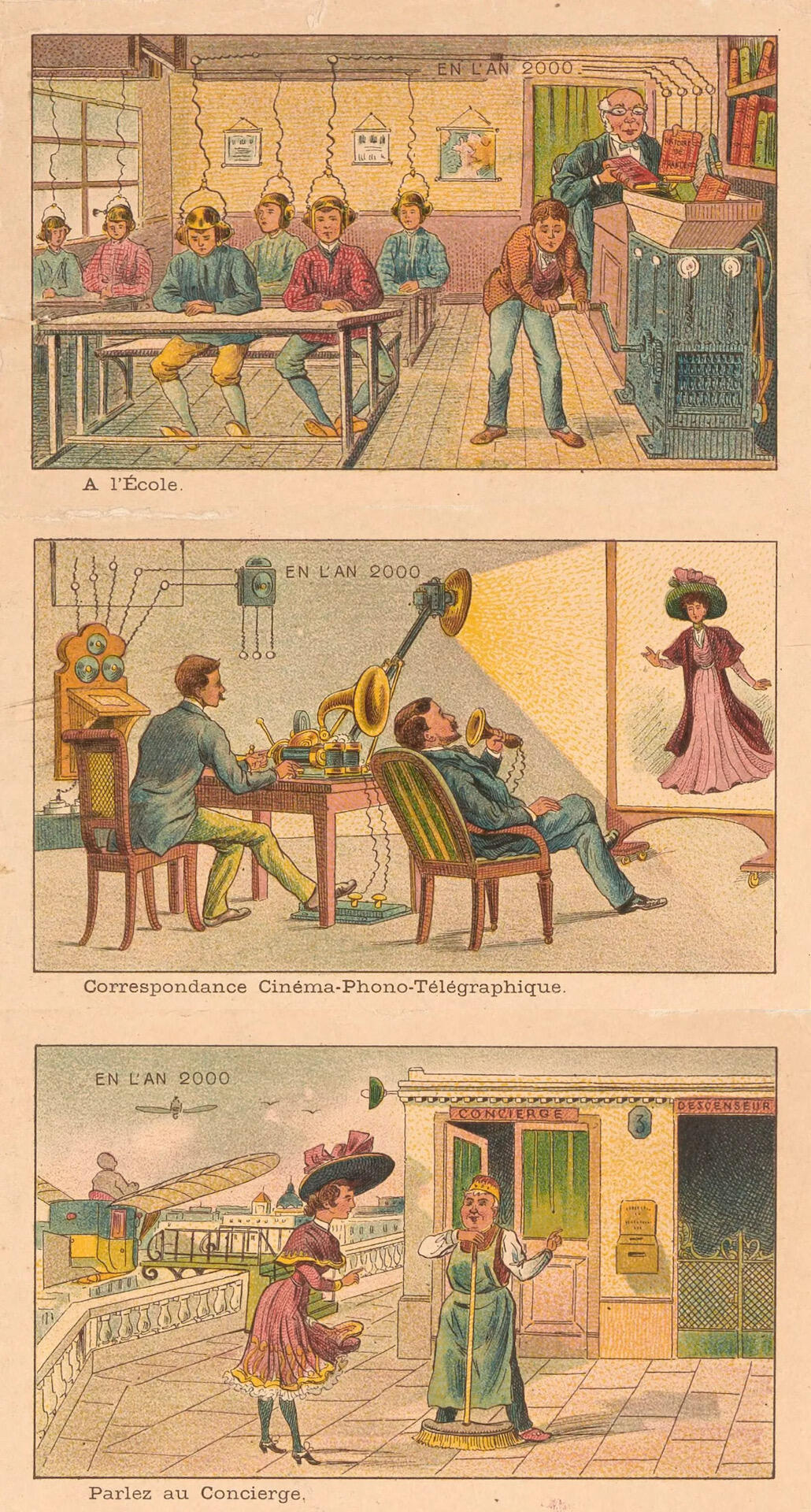 1900年巴黎世博会上法国人幻想的2000s ​​​