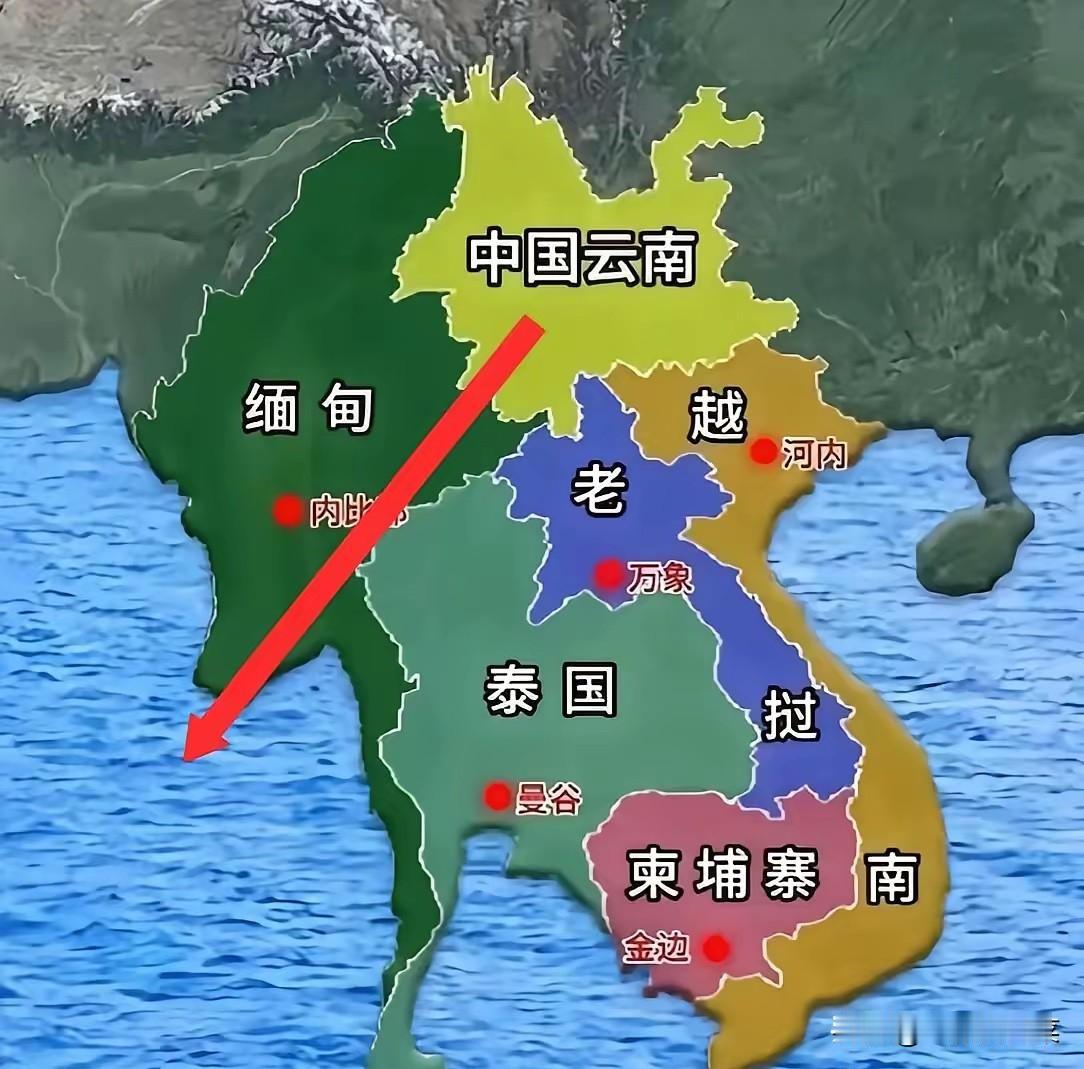 中南半岛对中国太重要了！！

尤其是缅甸，比起格陵兰岛之于美国，缅甸对我们更加重
